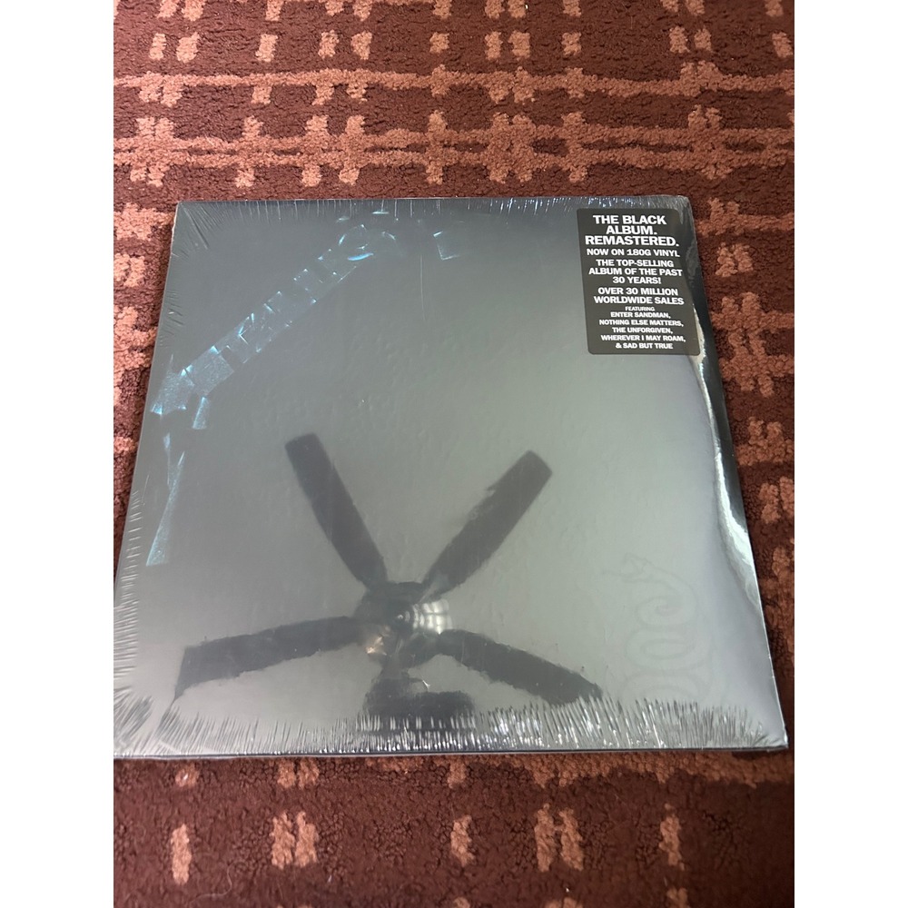 Metallica The‎ Black Album Remastered 180g Vinyl 2LP Blackened BLCKND008R-1 NEW